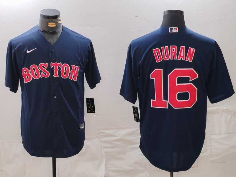 Men's Boston Red Sox #16 Jarren Duran Navy Cool Base Stitched Jersey,We sell and wholesale Men's Boston Red Sox #16 Jarren Duran Navy Cool Base Stitched Jersey on line form chian!